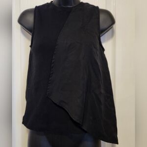 Mint Velvet Black Sleeveless Tank Top Size XS EUC